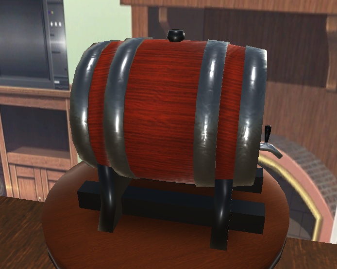 【3D小物】樽ビールセット