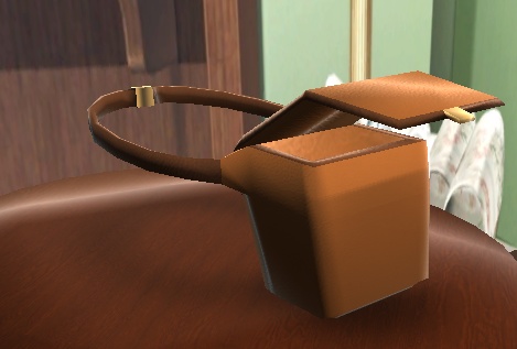 【3D小物】冒険者のウエストポーチ