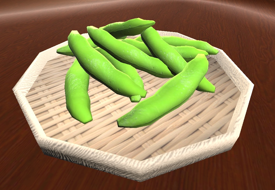 【3D小物】えだまめ