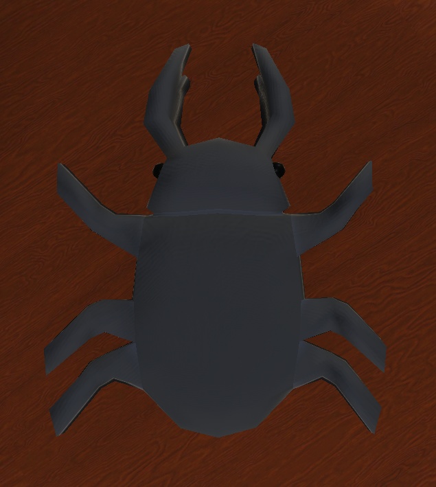 【3D小物】クワガタのぬいぐるみ