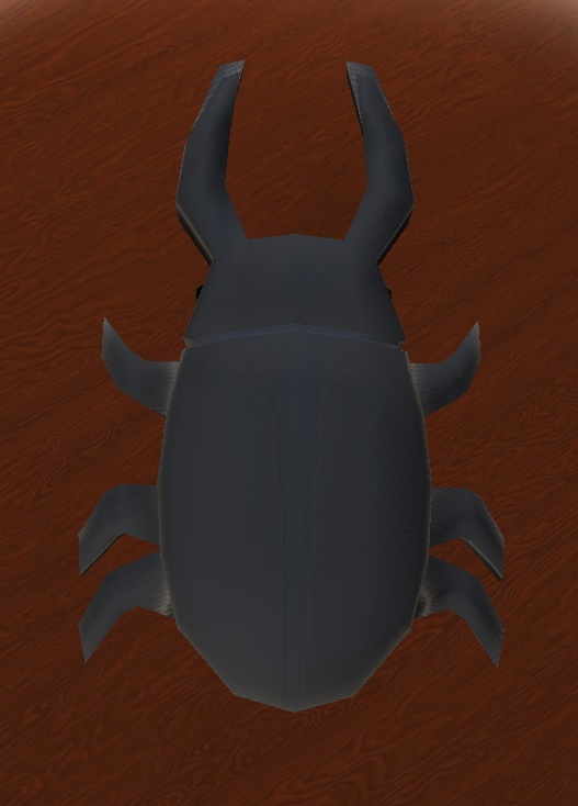 【3D小物】クワガタのぬいぐるみ