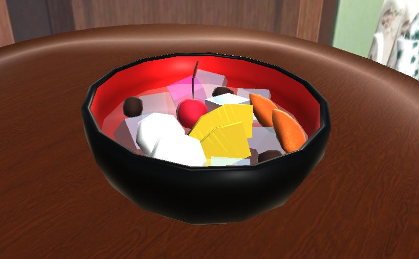 【3D小物】みつまめ