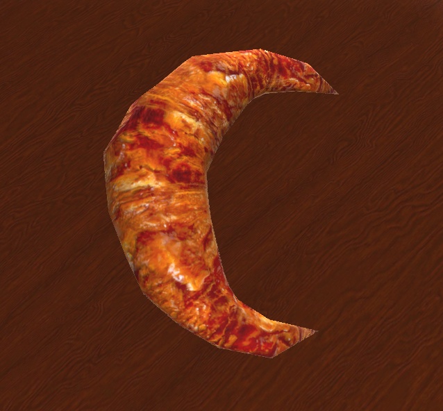 【3D小物】クロワッサン