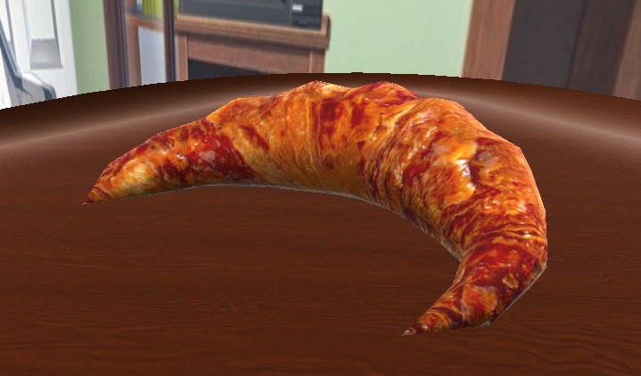 【3D小物】クロワッサン