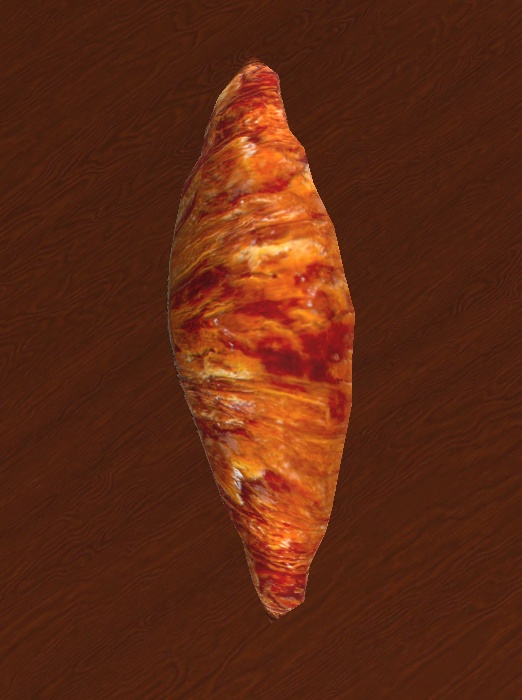 【3D小物】クロワッサン