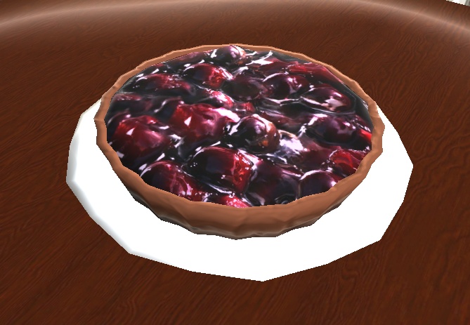 【3D小物】ブルーベリータルト