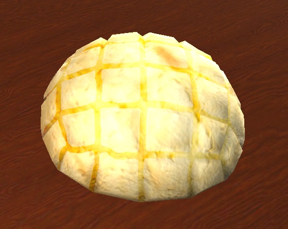 【3D小物】メロンパン&チョコチップメロンパン