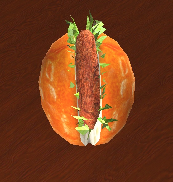 【3D小物】コロッケパン