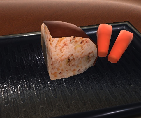 【3D小物】ハンバーグ