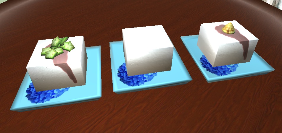 【3D小物】冷奴(ひややっこ)