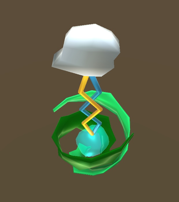 【3D小物】ストームイヤリング