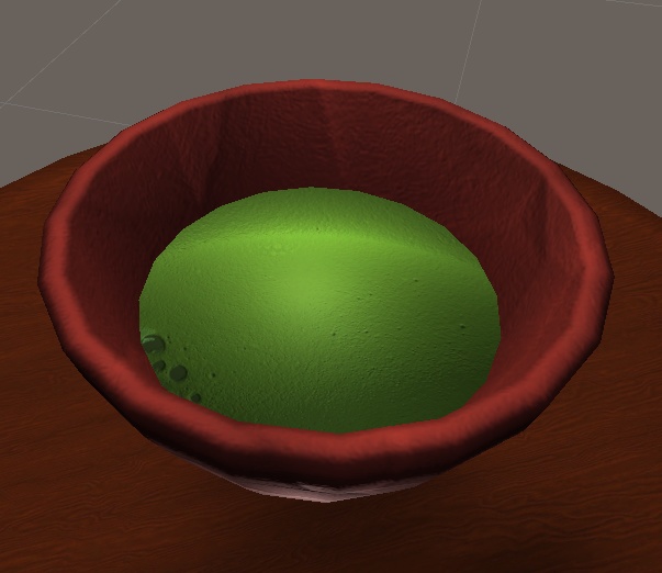 【3D小物】お抹茶と茶筅