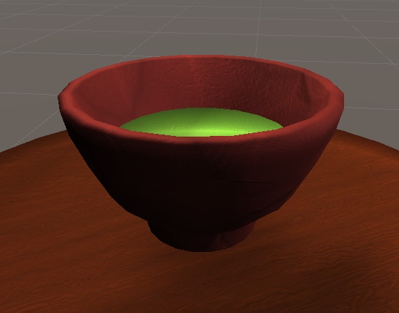 【3D小物】お抹茶と茶筅