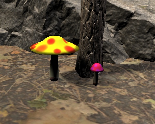 【3D小物】ヤバそうなキノコ(5パターン)