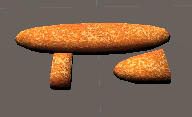 【3D小物】バゲット(フランスパン)