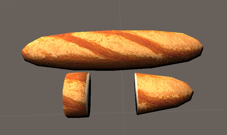 【3D小物】バゲット(フランスパン)