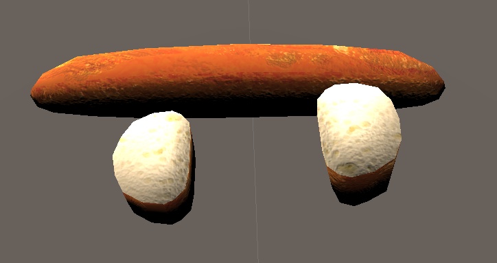 【3D小物】バゲット(フランスパン)