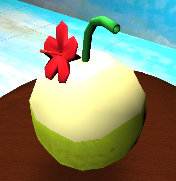 【3D小物】ココナッツジュース