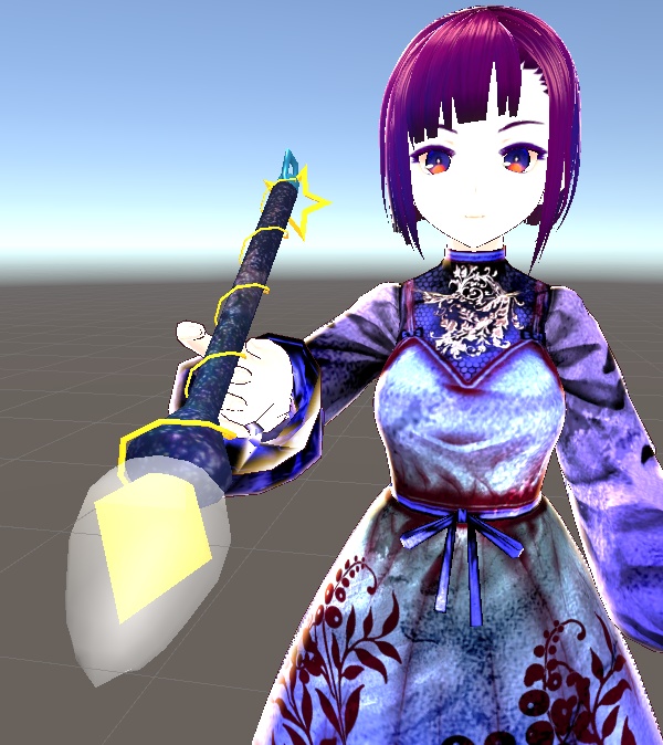 【3D小物】星空の筆ペン