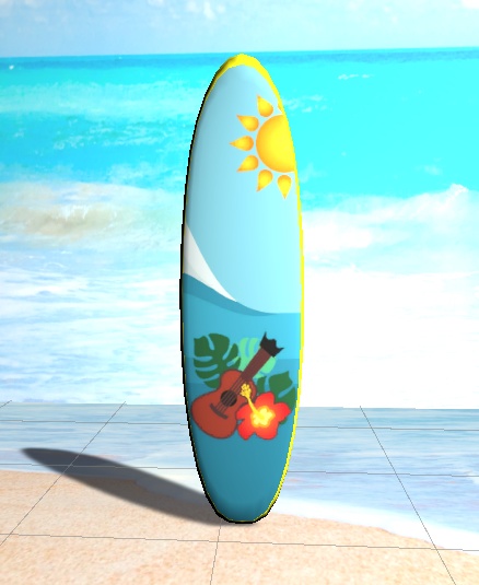 【3D小物】サーフボード