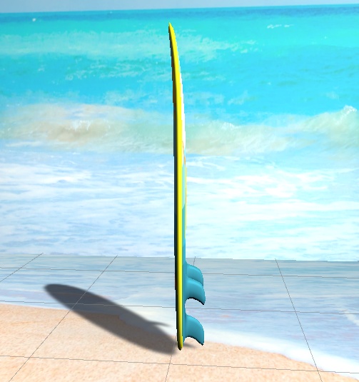 【3D小物】サーフボード