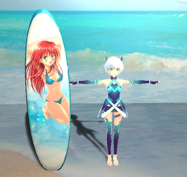 【3D小物】サーフボード