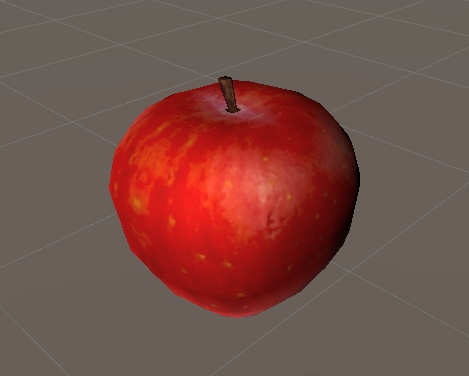 【3D小物】リンゴ飴とりんご