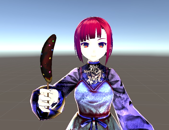 【3D小物】チョコバナナとばなな串