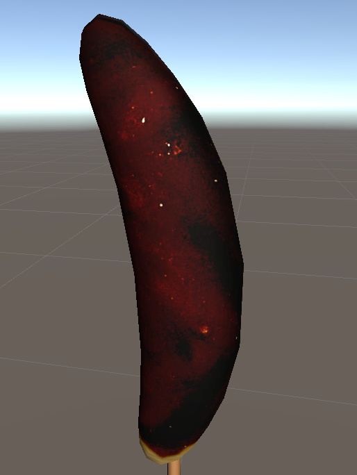 【3D小物】チョコバナナとばなな串