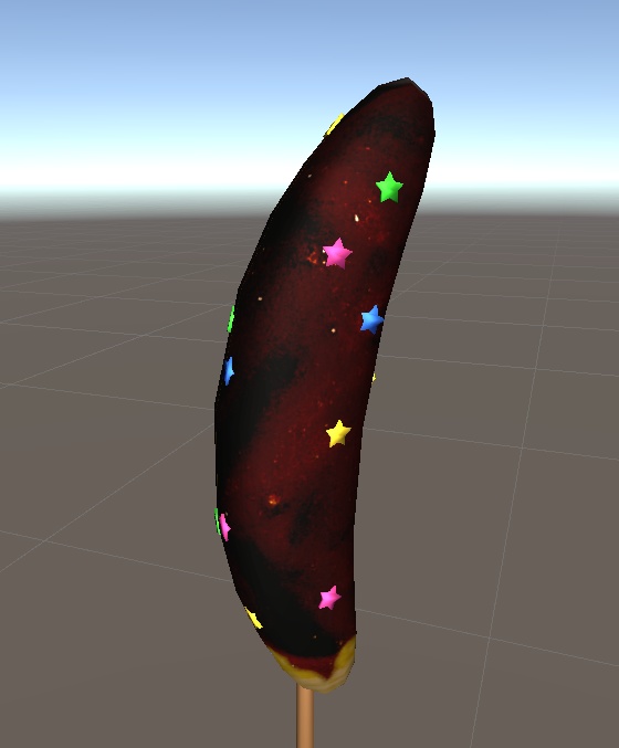 【3D小物】チョコバナナとばなな串