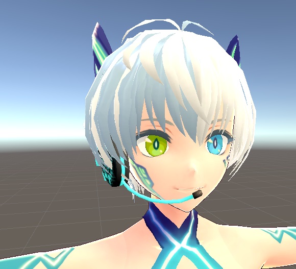 【3D小物】サイバーヘッドセット