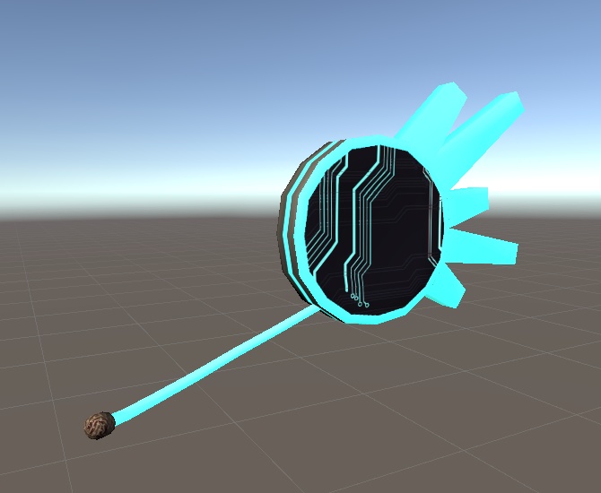 【3D小物】サイバーヘッドセット