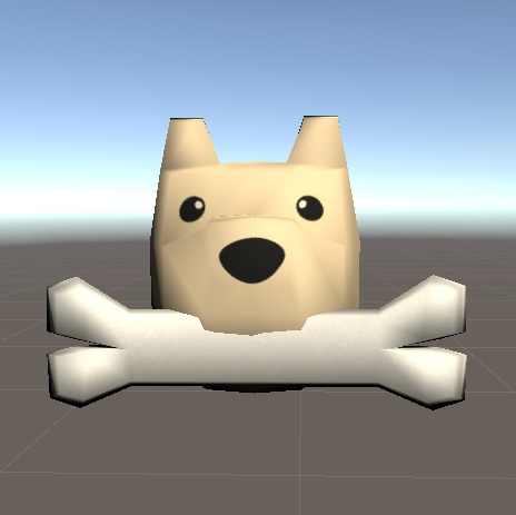 【3D小物】ワンちゃんのワンポイント