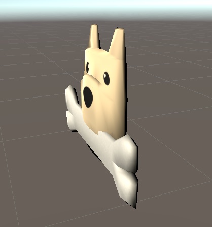 【3D小物】ワンちゃんのワンポイント