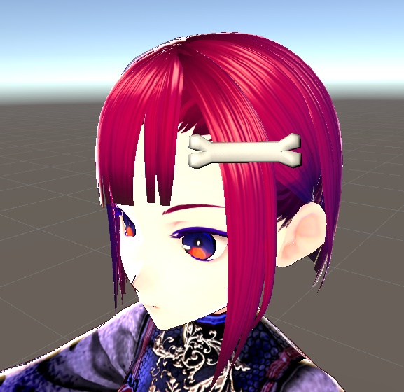 【3D小物】ワンちゃんのワンポイント