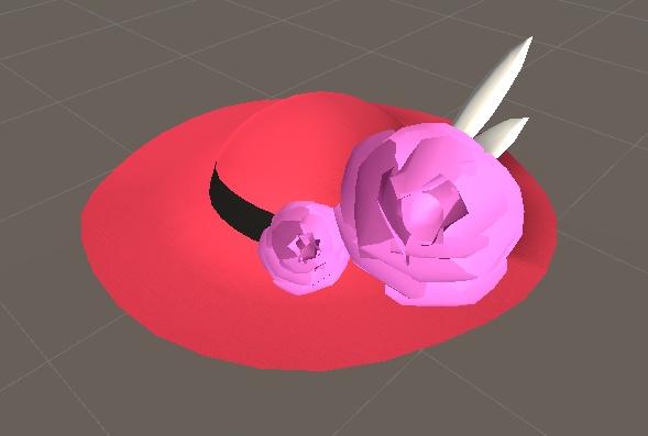 【3D小物】キャペリン-ローズ-