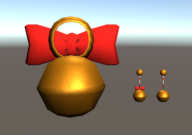 【3D小物】リボン鈴