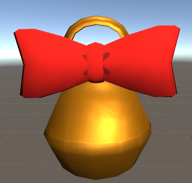 【3D小物】リボン鈴