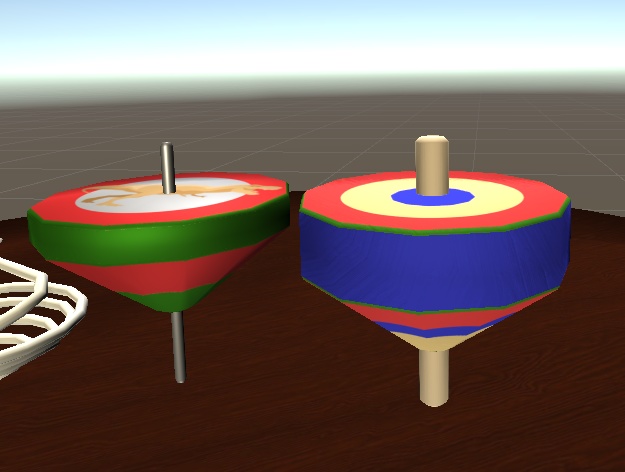 【3D小物】独楽(コマ)