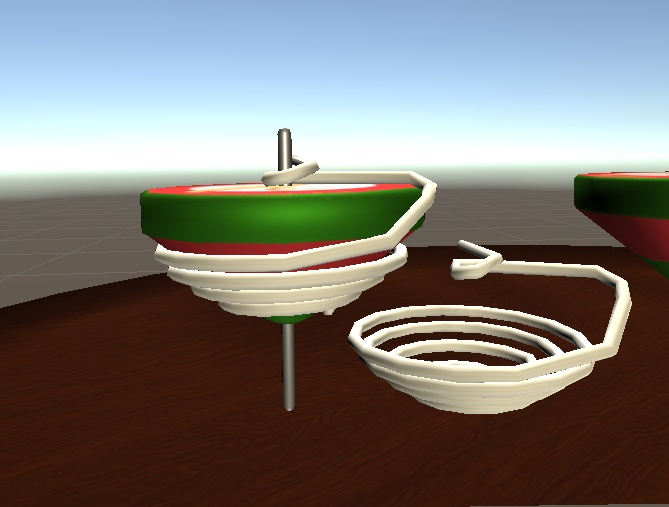 【3D小物】独楽(コマ)