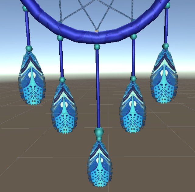 【3D小物】ドリームキャッチャー