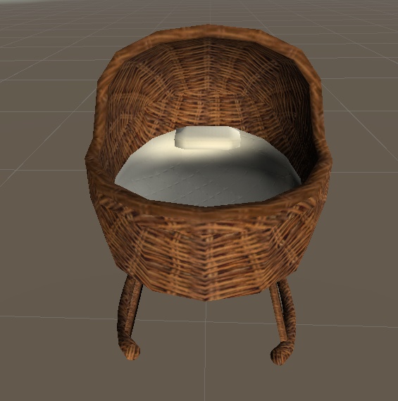 【3D小物】ゆりかご