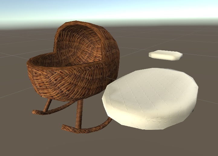 【3D小物】ゆりかご