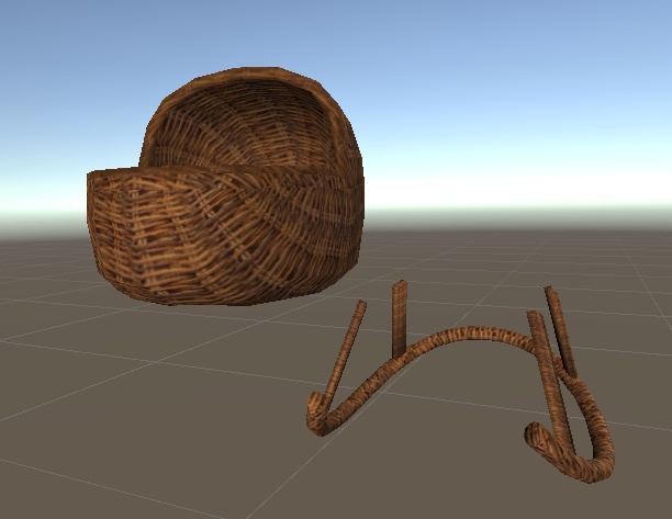 【3D小物】ゆりかご