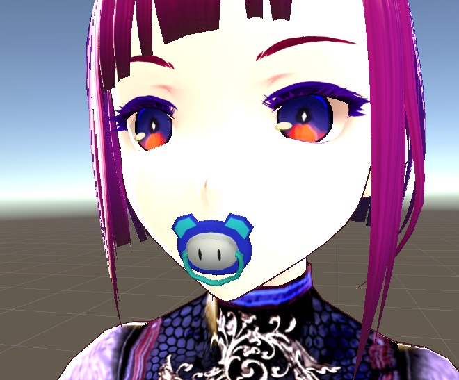 【3D小物】クマのおしゃぶり