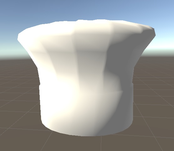 【3D小物】コック帽(2種)