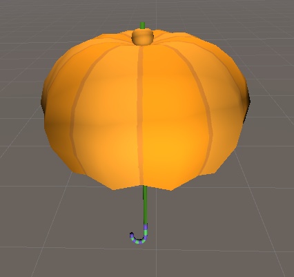【3D小物】ハロウィンの日傘