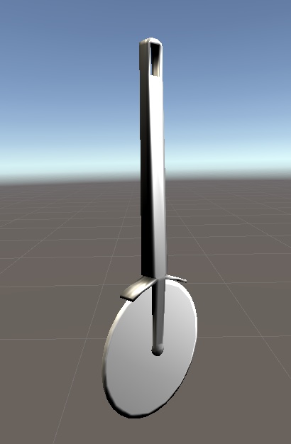 【3D小物】ピザカッター