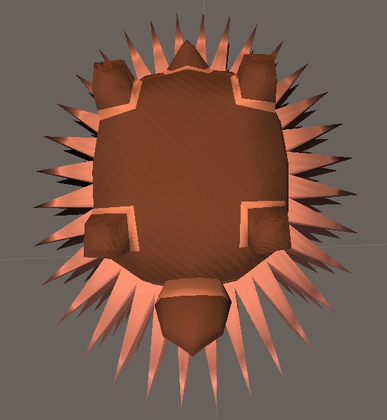 【3D小物】イガグリハリネズミのぬいぐるみ