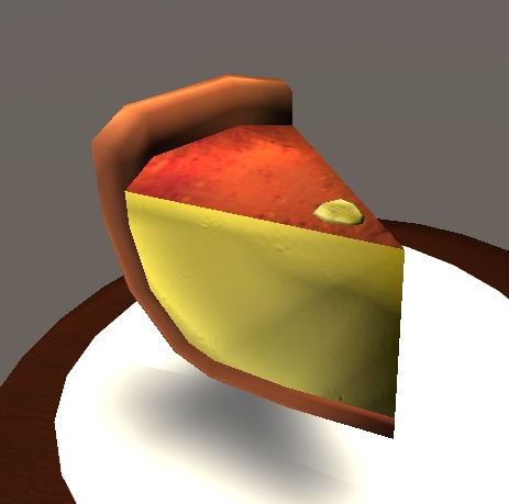 【3D小物】まるごとかぼちゃプリンとカボチャ